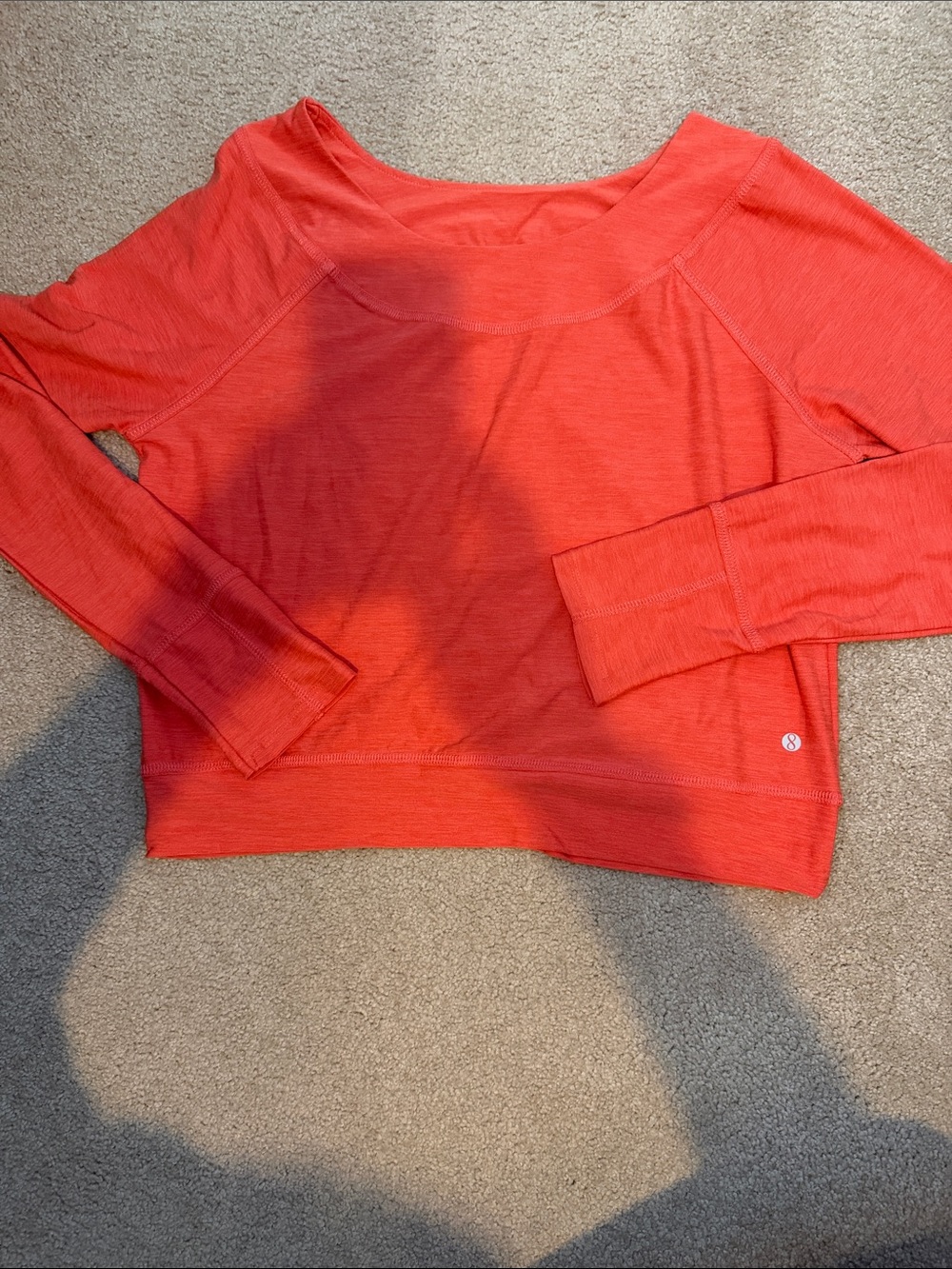 Coral Lightweight Long-Sleeve Scoop Top